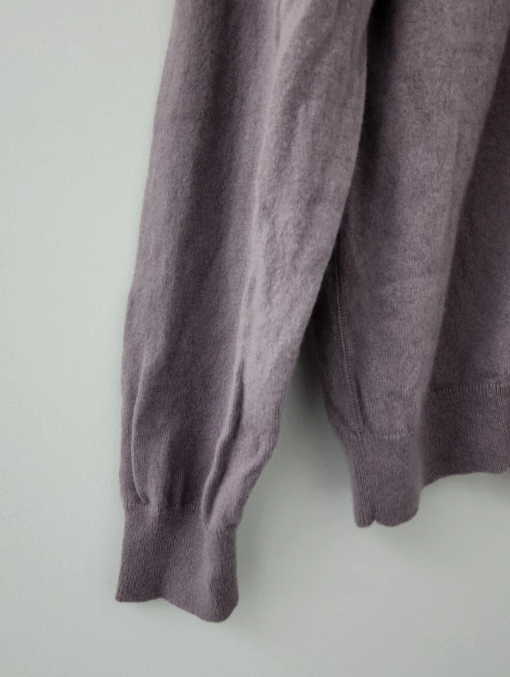 Theory Hilles Cashmere Sweater Mens XL Purple Storm Crewneck Sweater Pullover